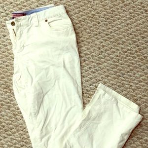 Vineyard vines white corduroy pants